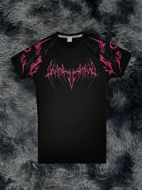 Midnight Compressão Preto & Rosa