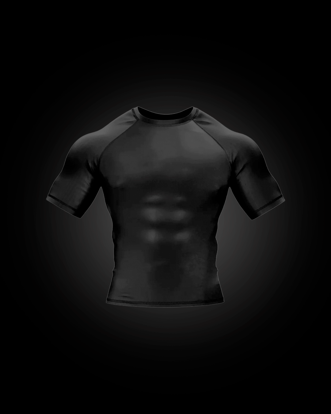 Camiseta de Compressão Preta Básica - R4ZE TREINING