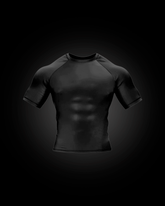 Camiseta de Compressão Preta Básica - R4ZE TREINING