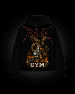 Moletom Preto Jesus - R4ZE GYM