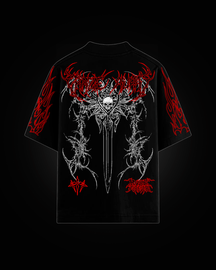 Camiseta Oversized Preta R4ZE AURA