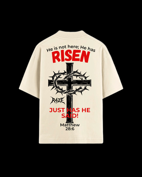 Camiseta Oversized Branca - RISEN