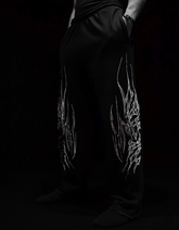 Divine Saint Calça de Moletom Preta