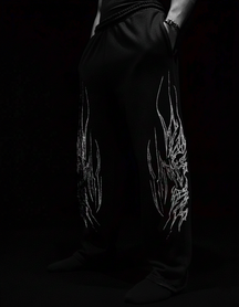 Divine Saint Calça de Moletom Preta