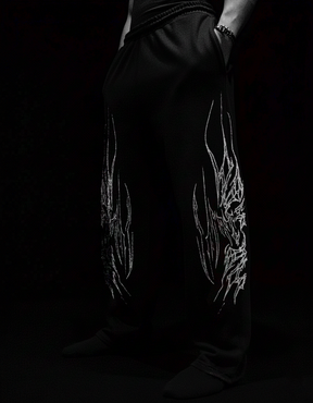 Divine Saint Calça de Moletom Preta