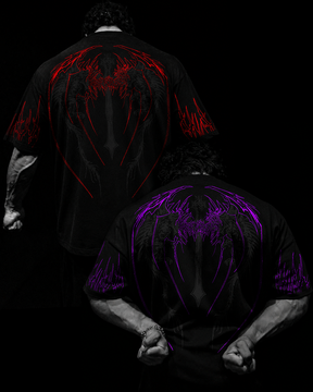 DragonFire Combo Oversized Roxo & Vermelho