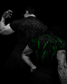 Combo Compressão Night Form Preto & Verde