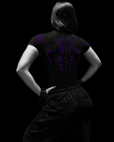 Darkwrise Compressão Feminina Preto & Roxo