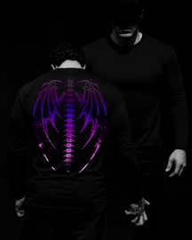 Cyber Compressão Longa Preto