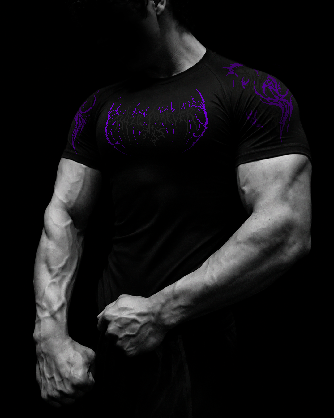 Darkwrise Compressão Preto & Roxo