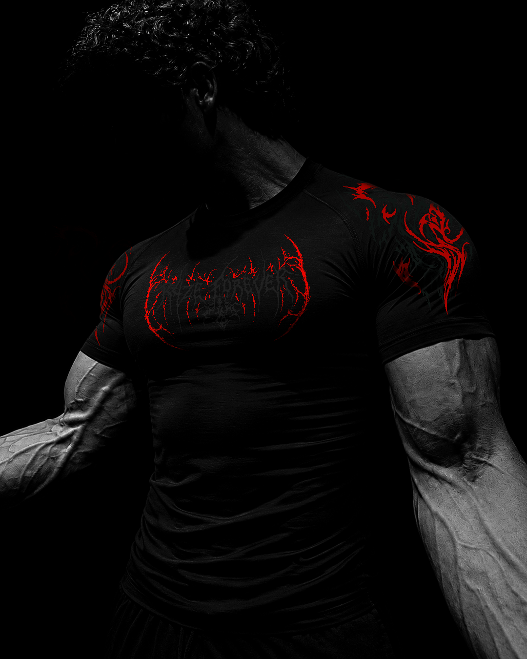 Darkwrise Compressão Preto & Vermelho