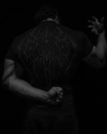 Arachnid Tee Compressão Preto & Vermelho