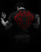 Arachnid Tee Compressão Preto & Vermelho