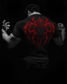 Arachnid Tee Compressão Preto & Vermelho