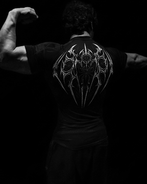 Arachnid Tee Compressão Preto & Branco