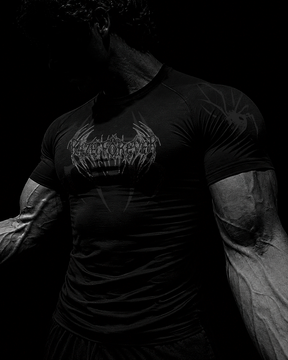 Arachnid Tee Compressão Preto & Branco