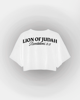 Cropped Branco R4ZE - Lion of Judah