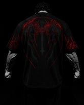 DragonFire Oversized Preto & Vermelho