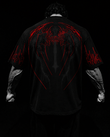 DragonFire Oversized Preto & Vermelho