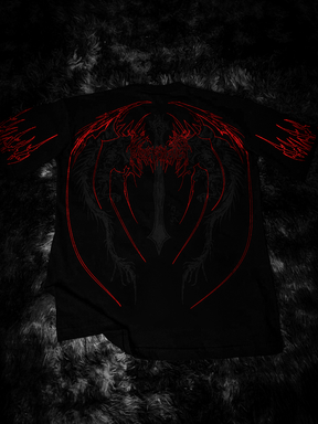 DragonFire Oversized Preto & Vermelho