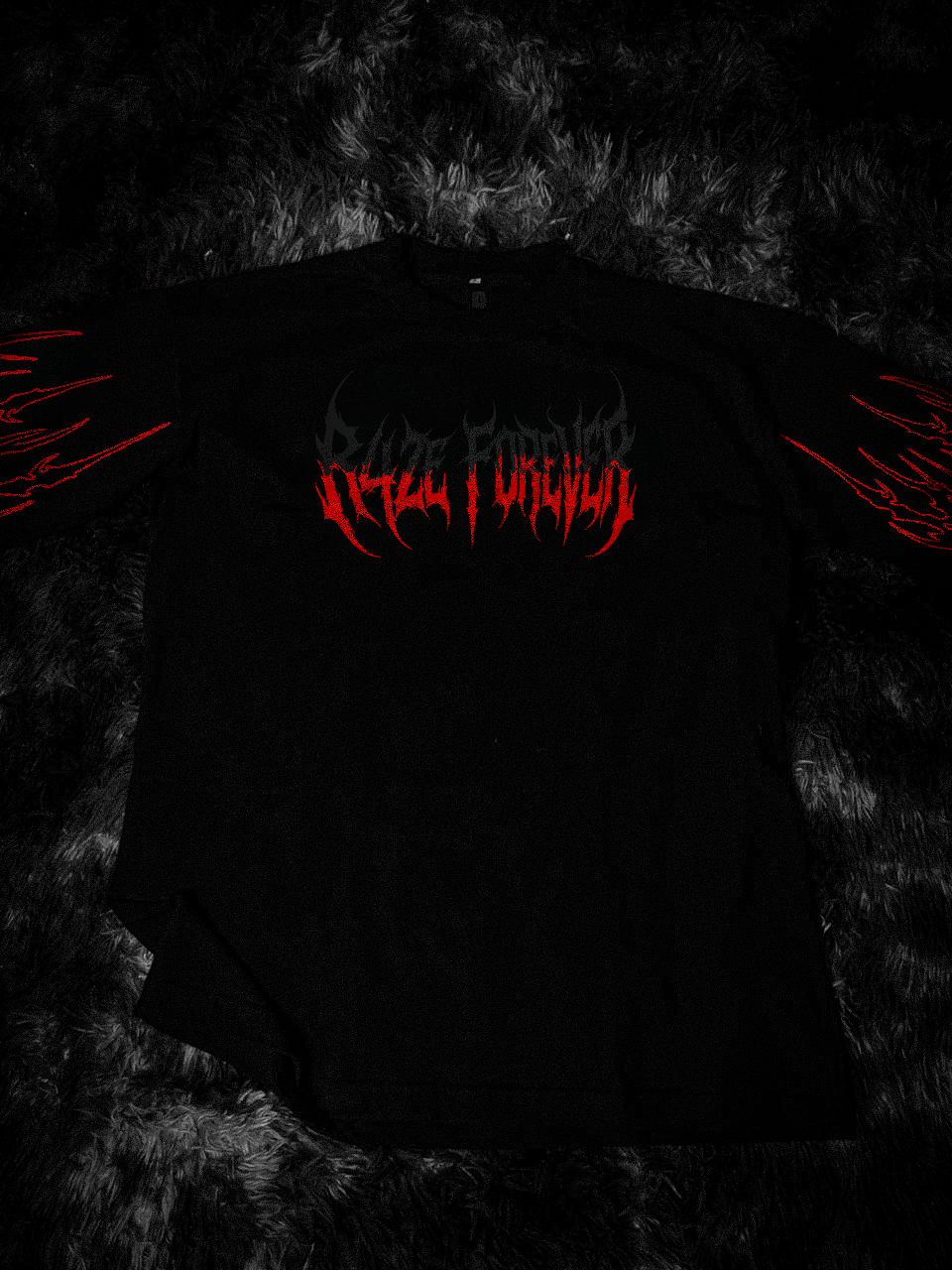 DragonFire Oversized Preto & Vermelho
