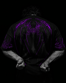DragonFire Oversized Preto & Roxo