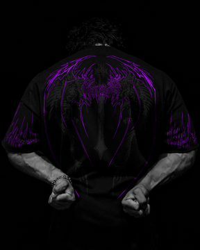 DragonFire Oversized Preto & Roxo