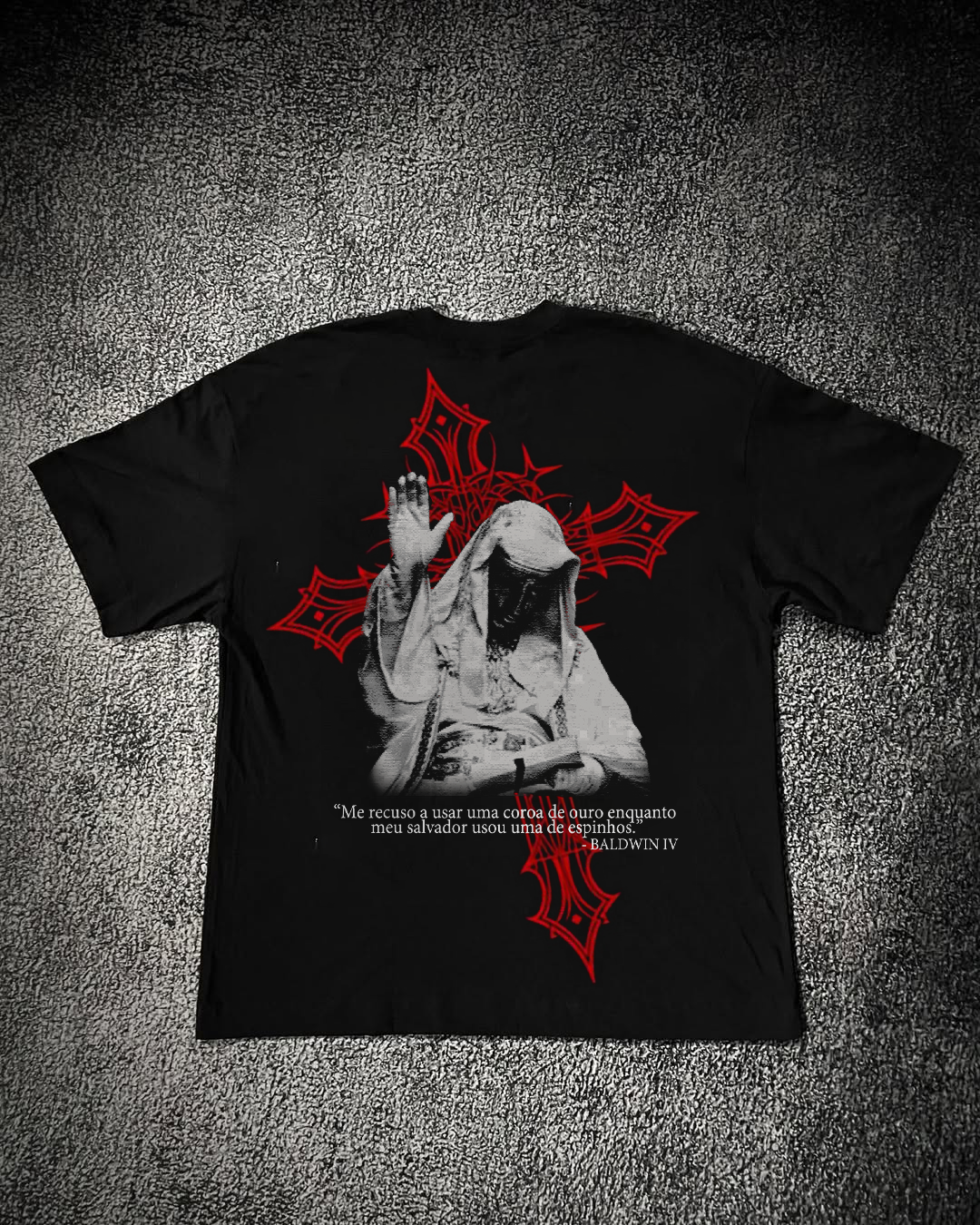 Camiseta Oversized Baldwin IV - Honorable King