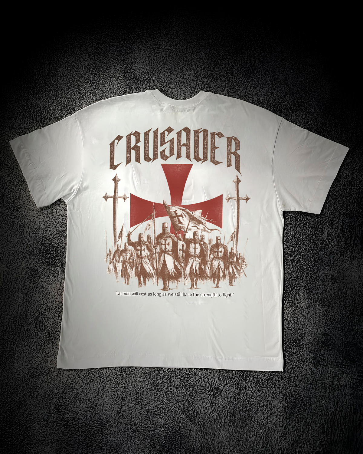 Camiseta Oversized Branca - CRUSANER