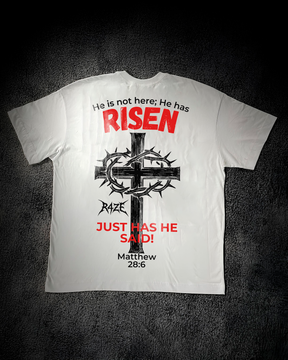 Camiseta Oversized Branca - RISEN