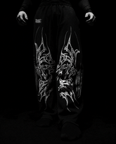 Shadow Wings Calça Baggy Preto