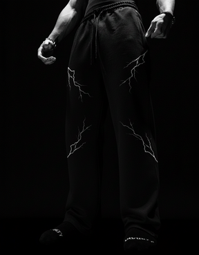 Darkrays Calça Baggy Moletom