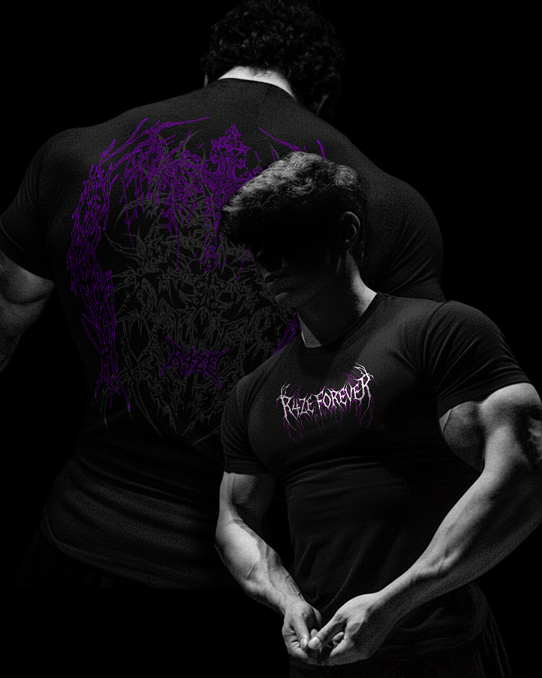 Nightfall Purple Compressão Preta