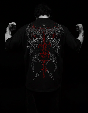 R4ITH Oversized Preto & Vermelho