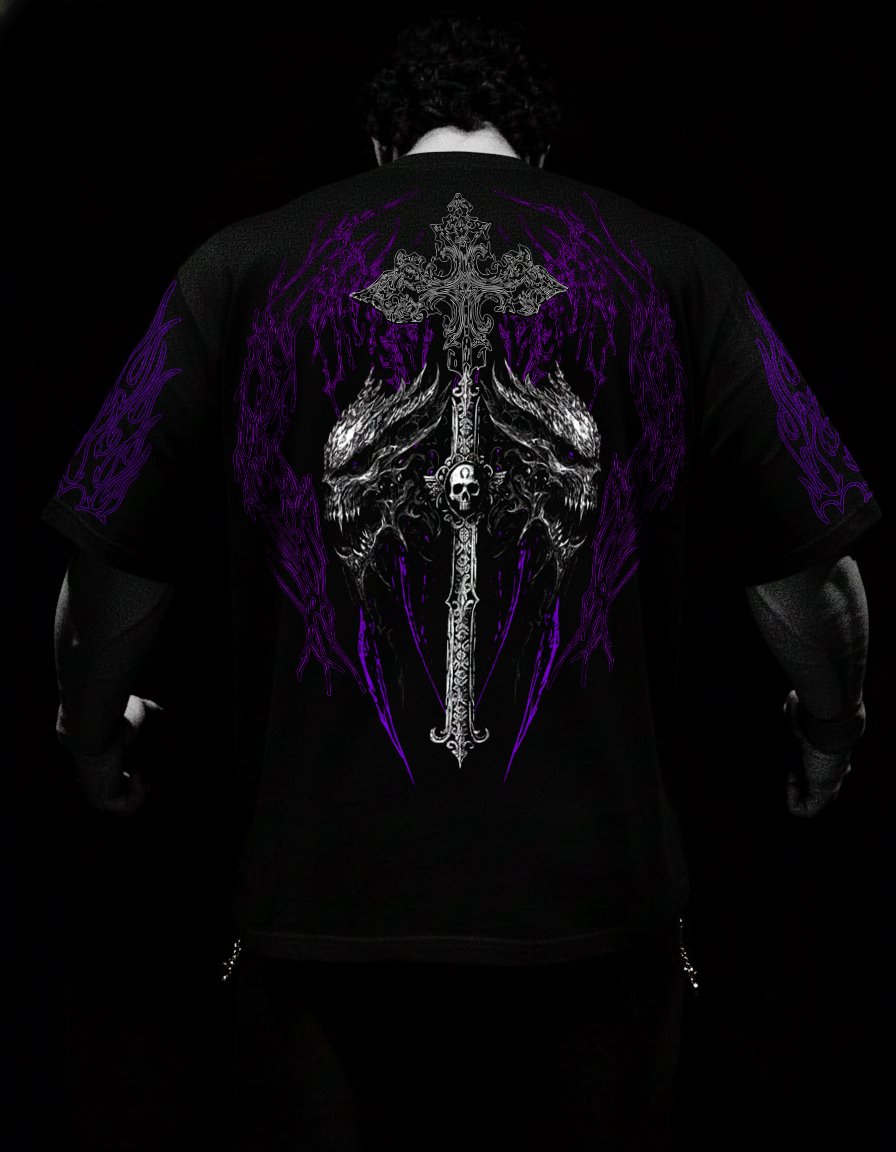 Soulvoid Oversized Preto & Roxo