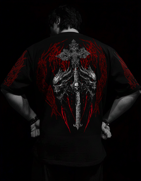 SoulVoid Oversized Preto & Vermelho