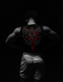 Divine Chaos Regata de Compressão Preto