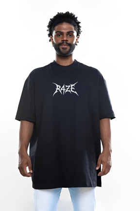 Camiseta Oversized Preta - GOD´S TIMING
