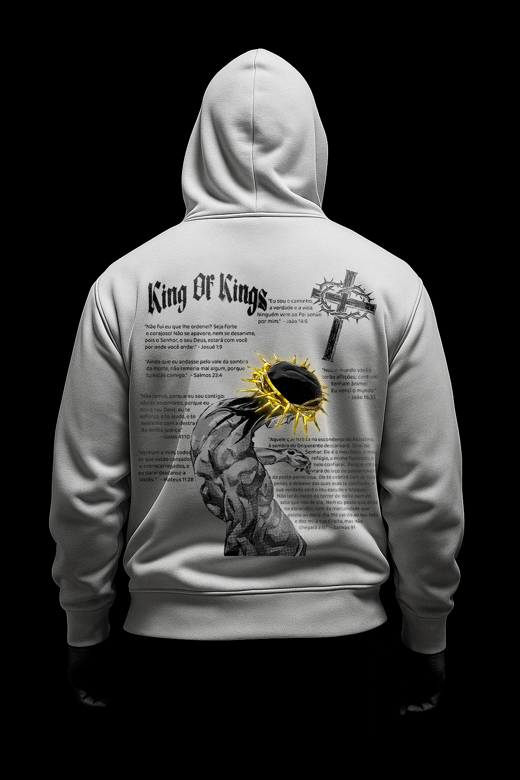 Moletom Branco King of Kings