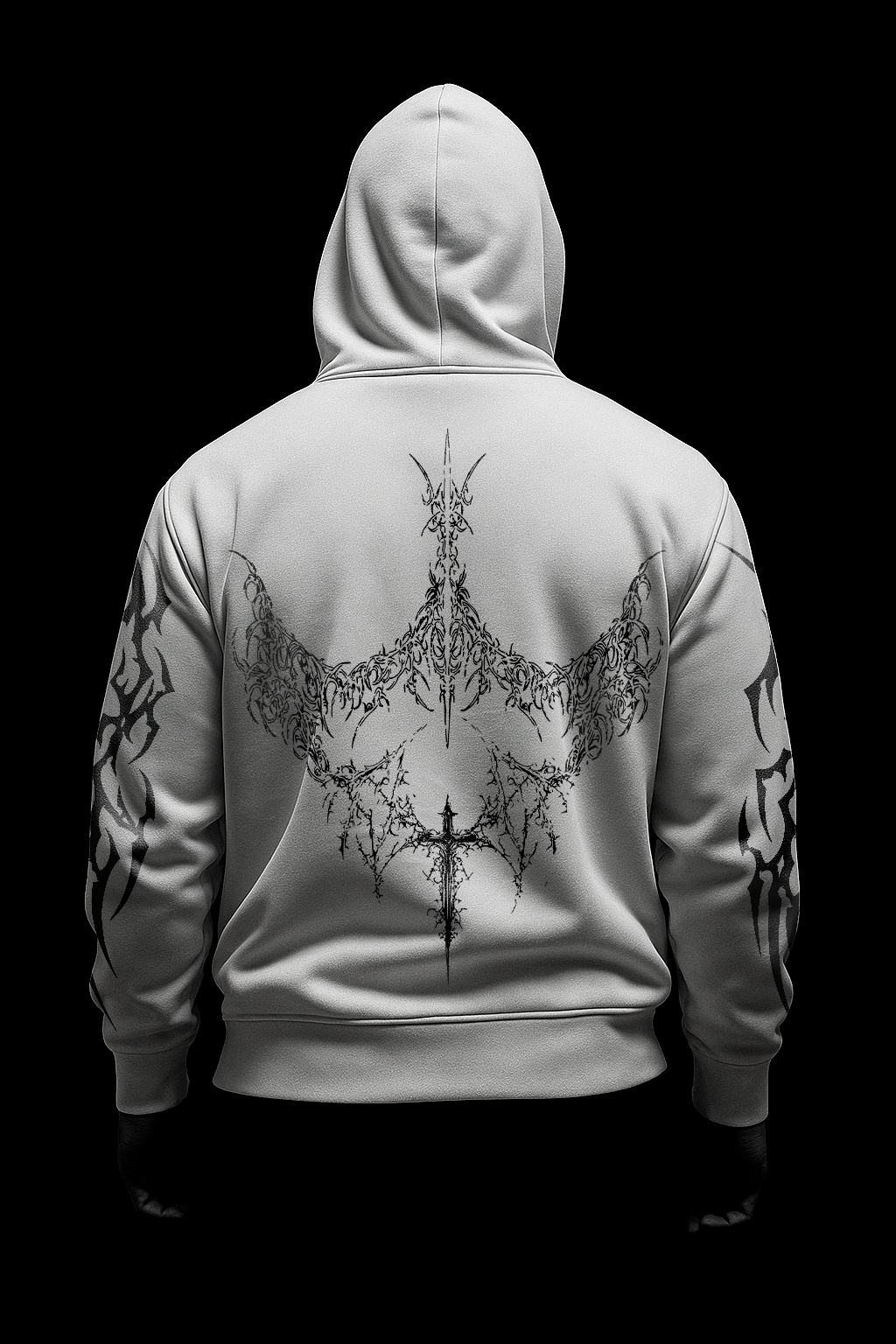 Moletom Branco Flame - R4ZE