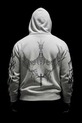Moletom Branco Flame - R4ZE