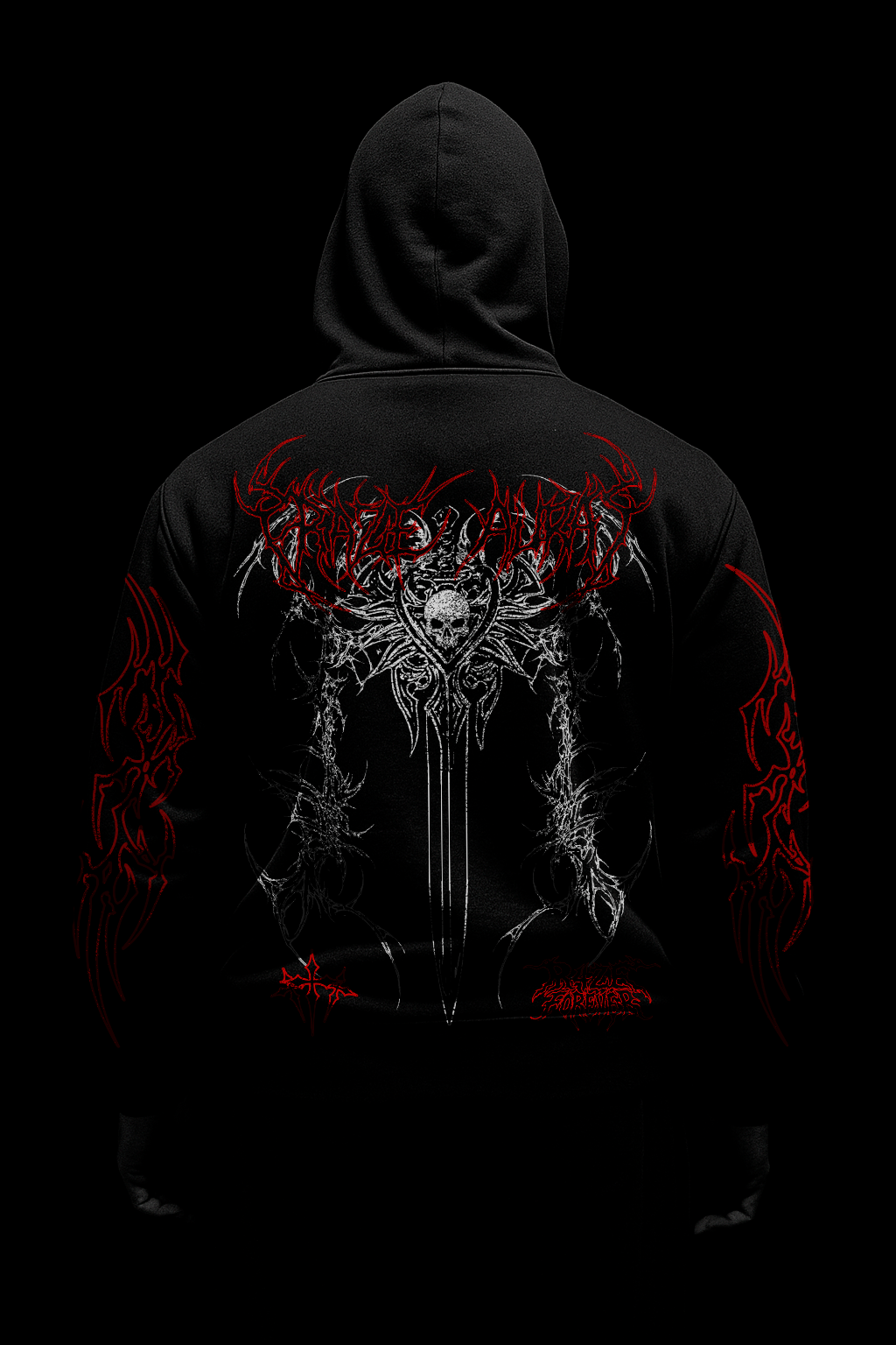 Moletom Preto R4ZE AURA