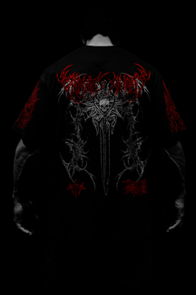 Camiseta Oversized Preta R4ZE AURA