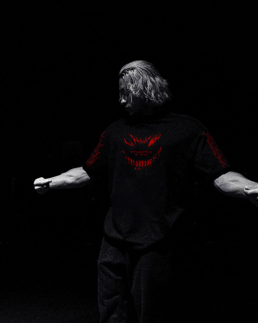 333 Ascended Oversized Black & Red