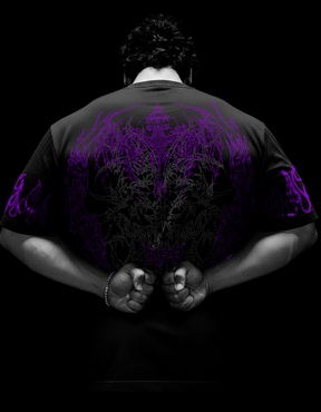 Nightfall Purple Oversized Preta