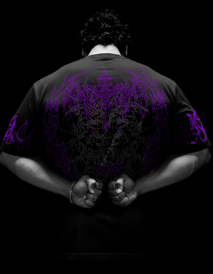 Nightfall Purple Oversized Preta