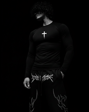 Camiseta de Compressão Longa Cristã - R4ZE