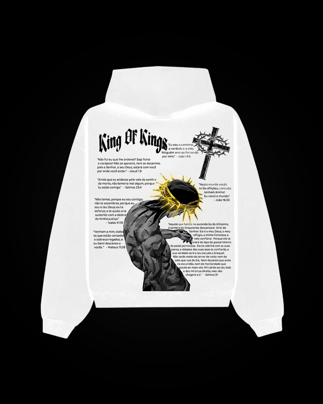 Moletom Branco King of Kings