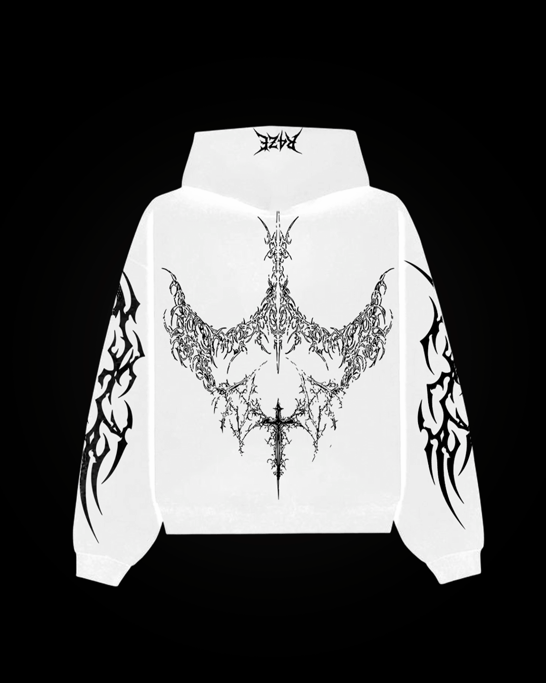 Moletom Branco Flame - R4ZE