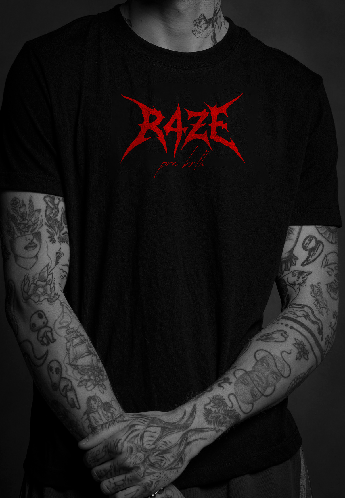 Pré-Treino Camiseta Preta